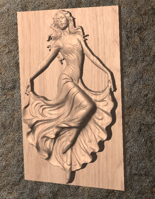 Dancing Woman 1 Dancing Woman STL