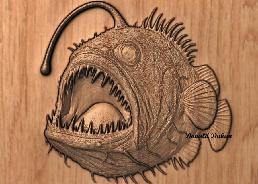 Angler Fish STL File - Angler Fish