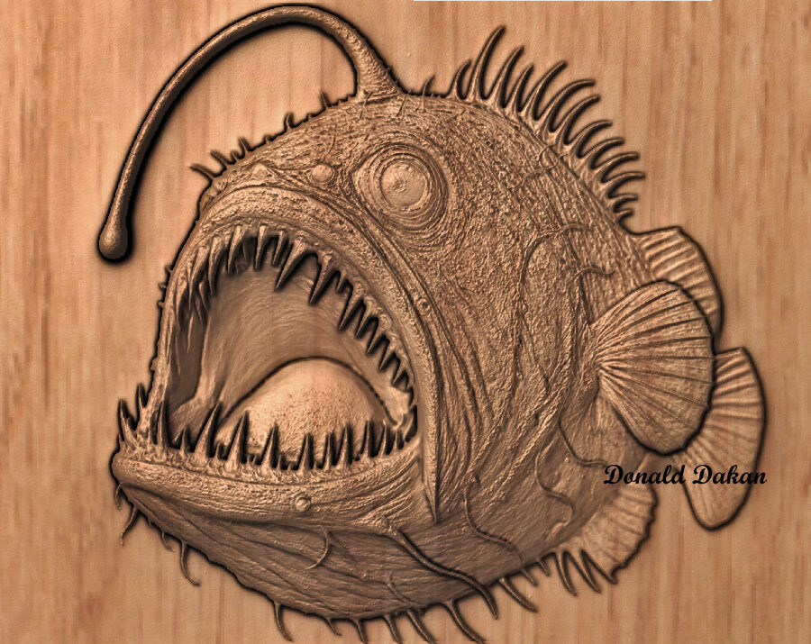 Angler Fish STL File - Angler Fish