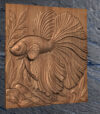 Betta Fish 2 CNC File- Betta Fish