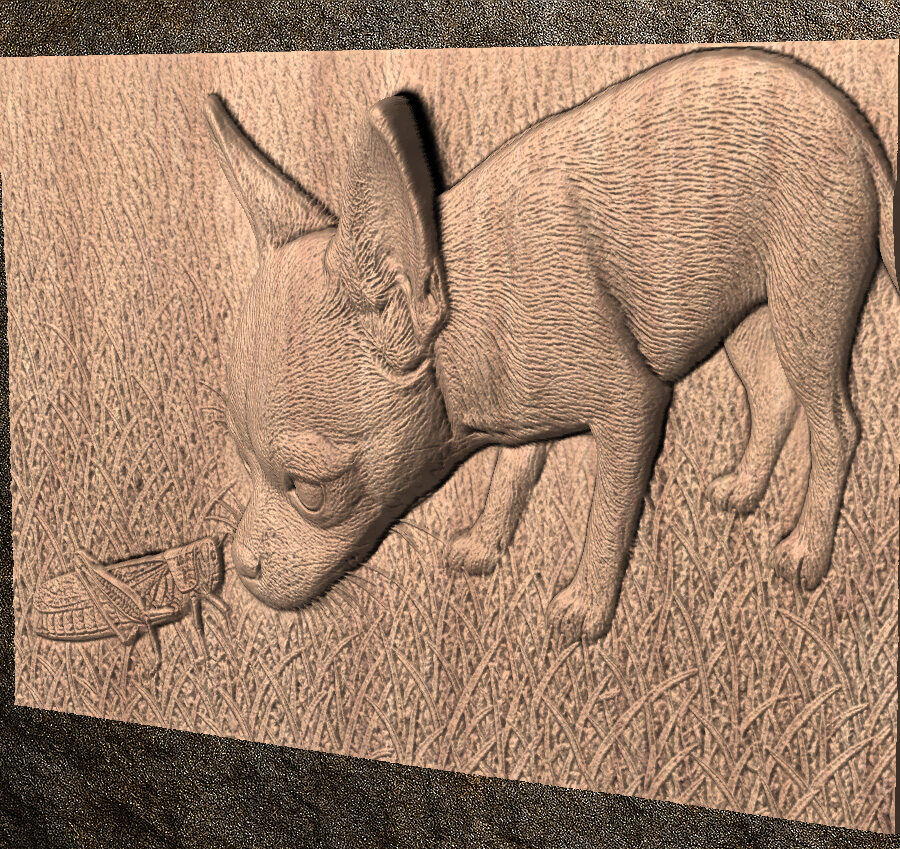 Chihuahua 1 Chihuahua STL File for CNC Router