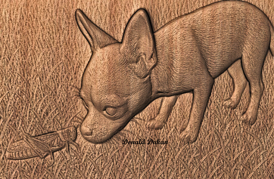 Chihuahua STL File for CNC Router