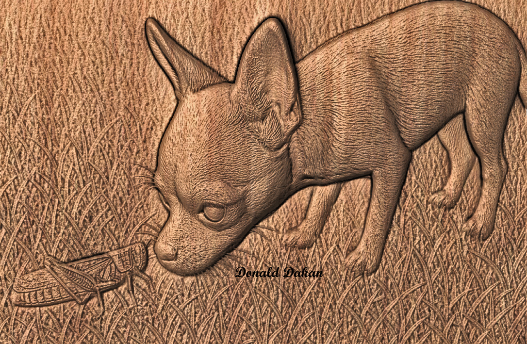 Chihuahua STL File for CNC Router
