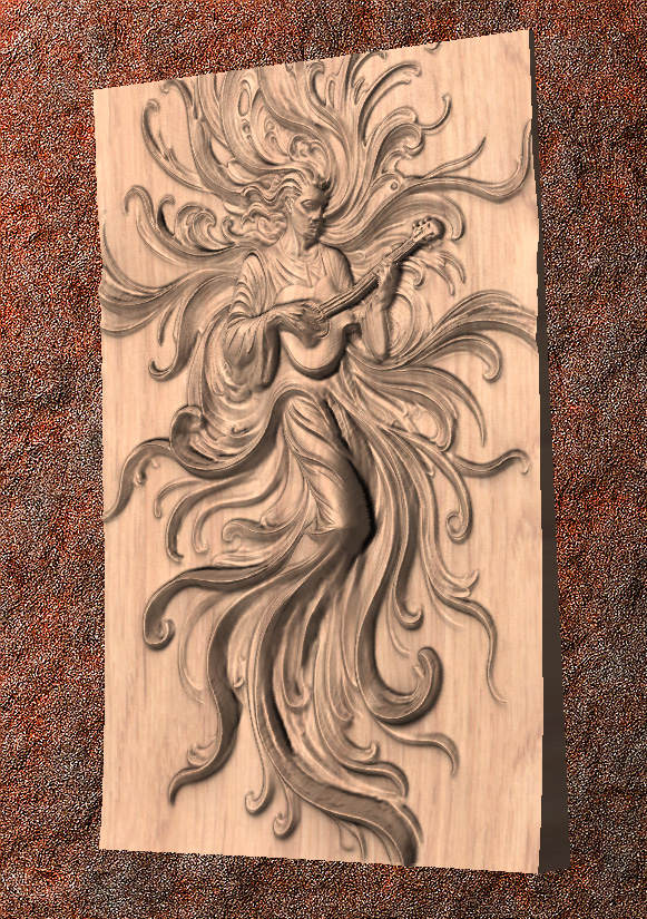 Devil Guitar 1 STL 3D File-Devil Guitar