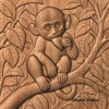 Monkey in Tree Monkey in Tree STL File for CNC Router