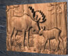 Moose and Calf 1 CNC File-Moose and Calf