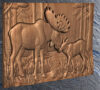 Moose and Calf 2 CNC File-Moose and Calf