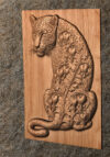 Ornate Leopard 1 Ornate Leopard STL File for CNC Router