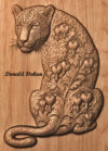 Ornate Leopard Ornate Leopard STL File for CNC Router