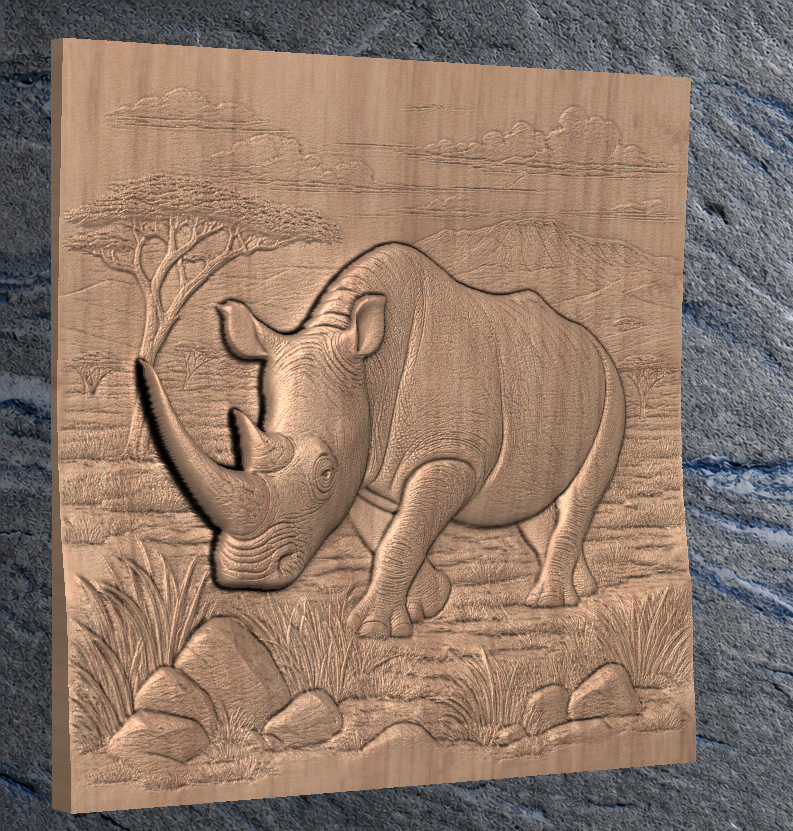 Rino 2 STL 3D File - Rino