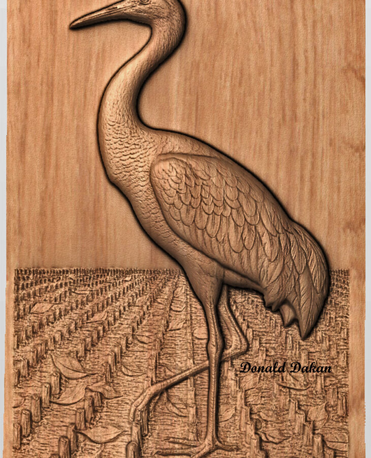 Sandhill Crane CNC File - Sandhill Crane