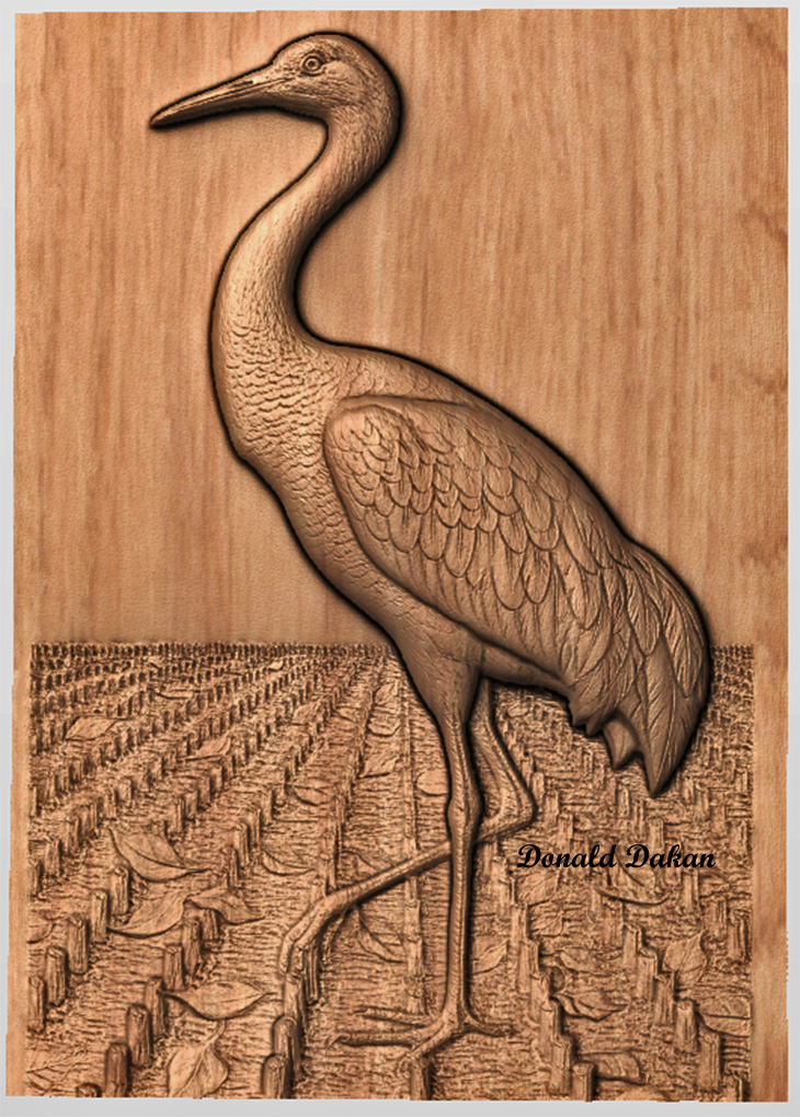 CNC File – Sandhill Crane