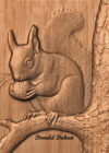 Squarel and Nut Squirrel and Nut STL File for CNC Router
