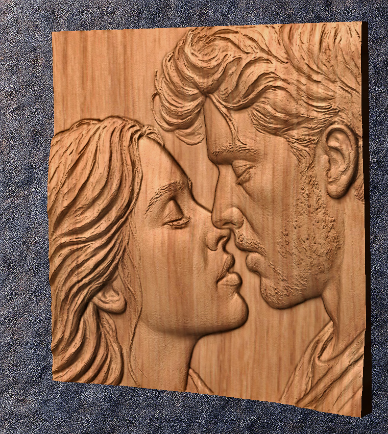 The First Kiss 1 CNC File - The First Kiss