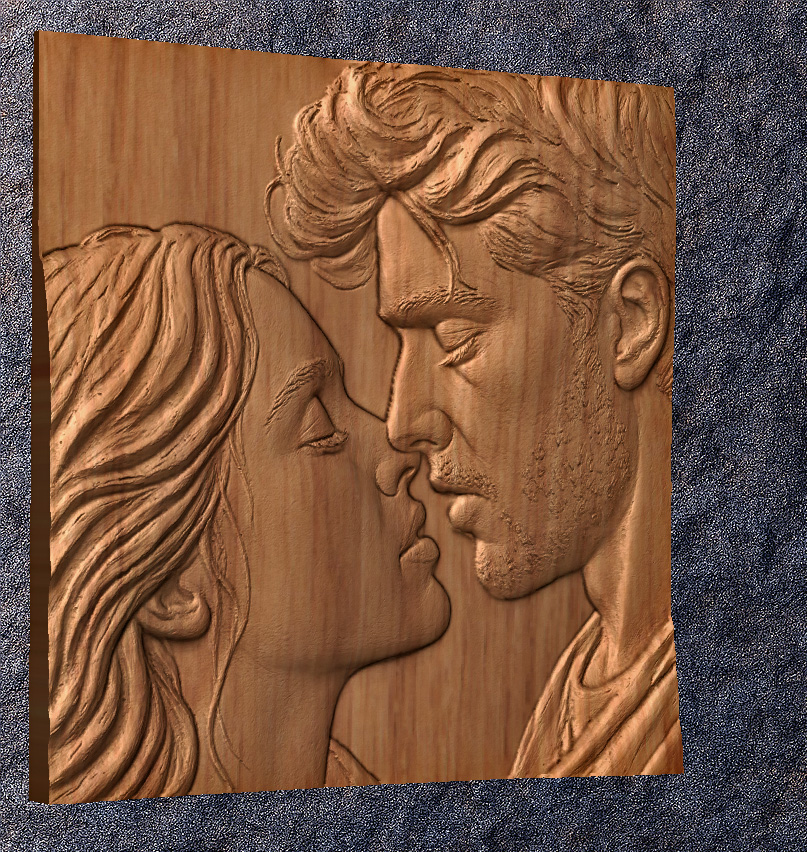 The First Kiss 2 CNC File - The First Kiss