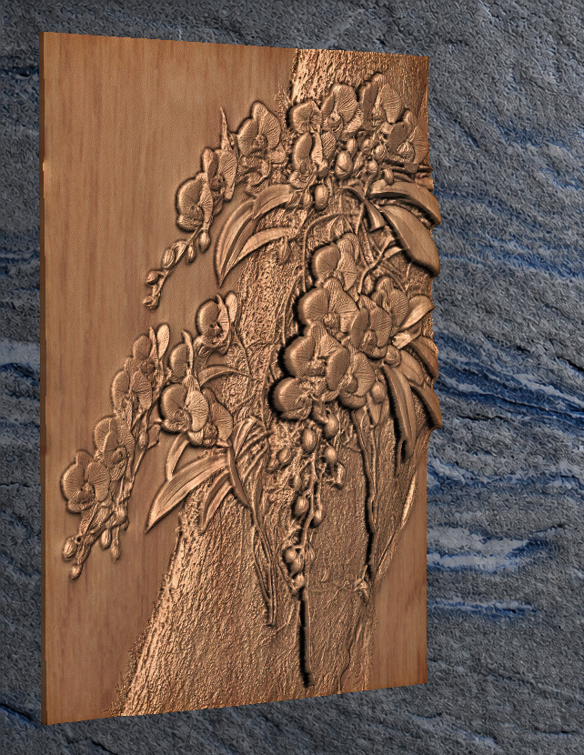 Tree Orchids 2 CNC File - Tree Orchids