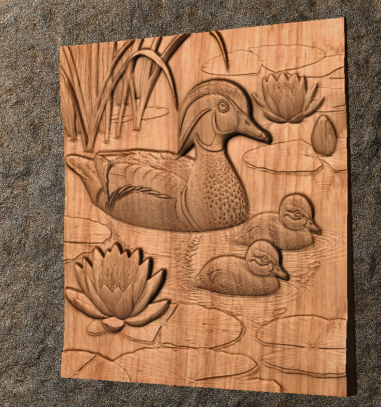 Wood Duck 1 CNC File - Wood Duck
