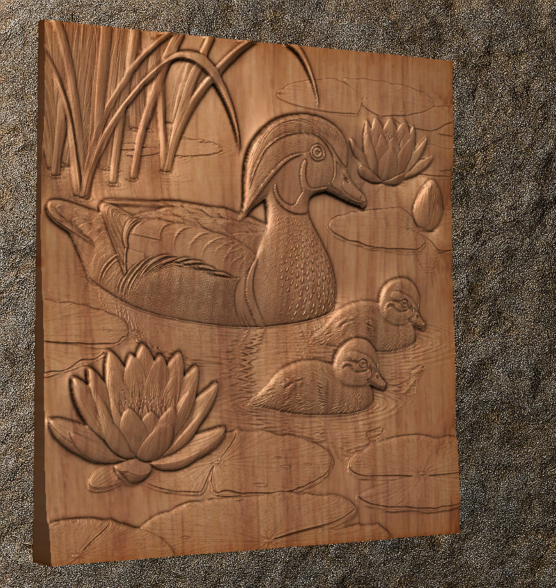 Wood Duck 2 CNC File - Wood Duck