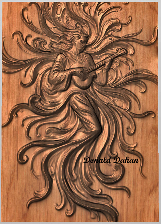 XXDevil Guitar STL 3D File-Devil Guitar