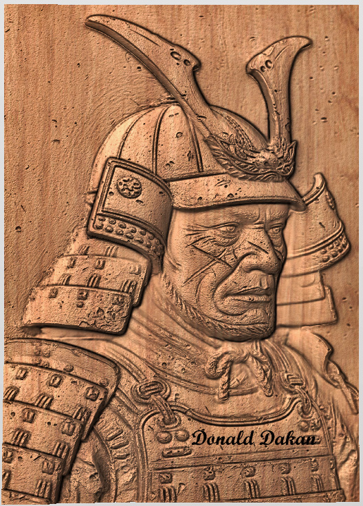 STL 3D File - Samurai Warrior