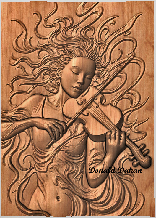 XXViolinist STL 3D File-Violinist