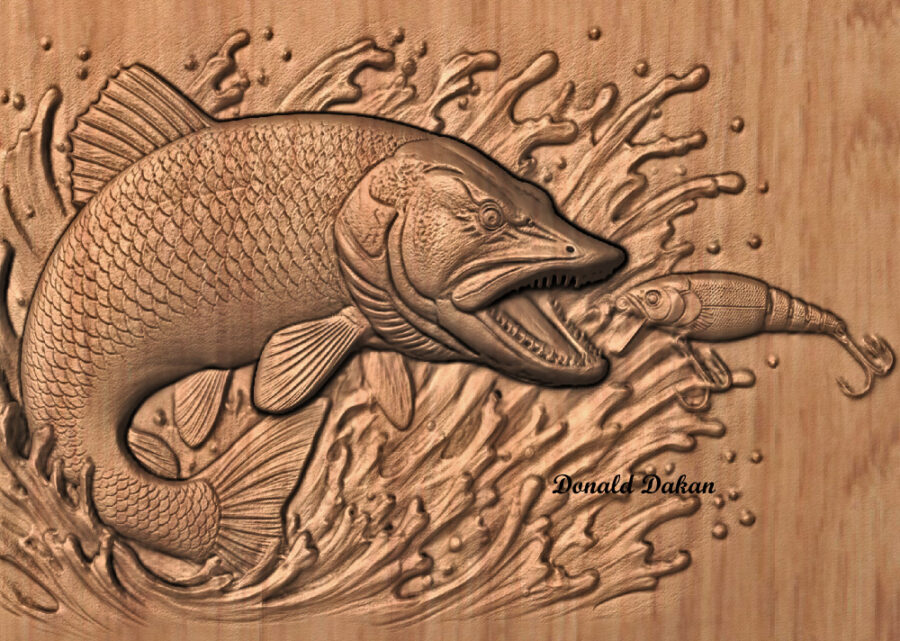 musky STL 3D File –Musky