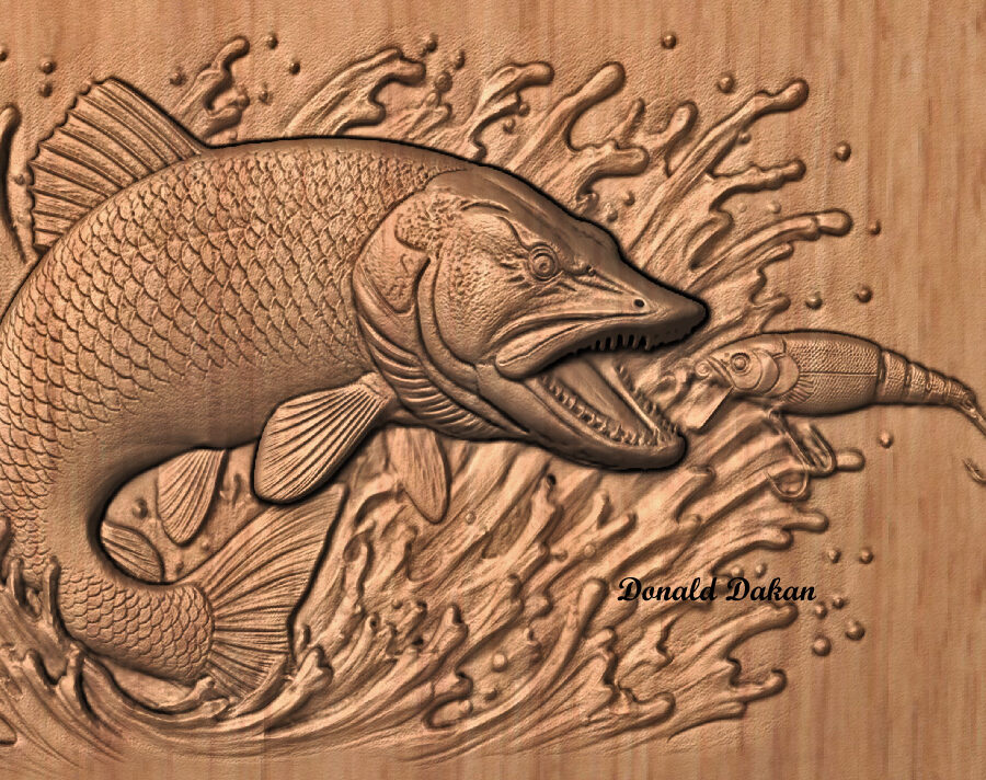 musky STL 3D File –Musky