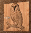 Barn Owl STL File for CNC Router & Wood Carving