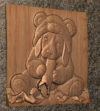 Beagle Dress as Bear 1 Beagle Dress as Bear CNC File for CNC Router