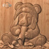 Beagle Dress as Bear Beagle Dress as Bear CNC File for CNC Router
