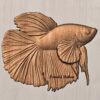 Betta Fish – STL CNC File for Wood Carving
