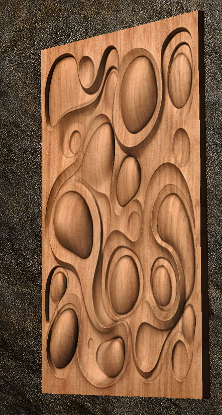 Continuum 1 Continuum STL File for CNC Router & Wood Carving