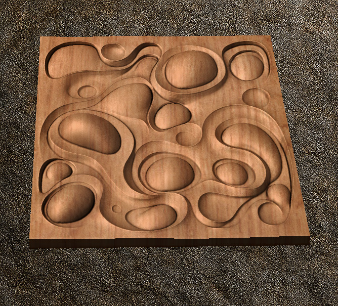 Continuum 3 Continuum STL File for CNC Router & Wood Carving