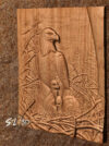 Eagle in Nest 1 Eagle in Nest STL File for CNC Router & Wood Carving