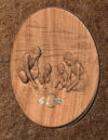 Family At Beach 1 Family at Beach STL File for CNC Router & Wood Carving