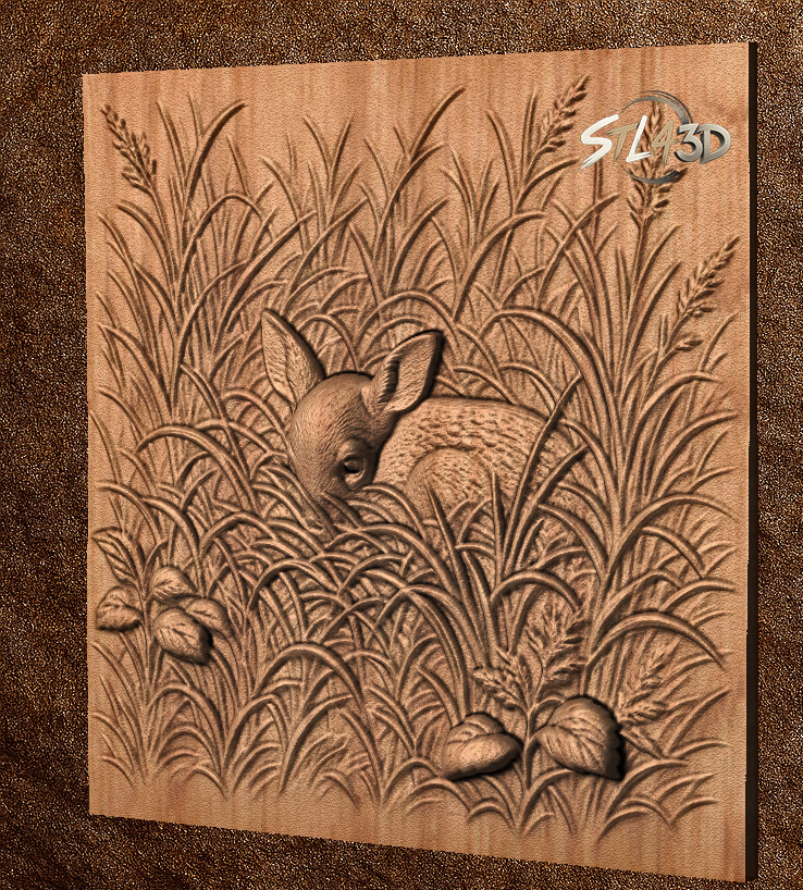 Fawn STL File for CNC Router