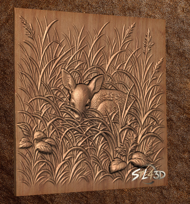 Fawn STL File for CNC Router