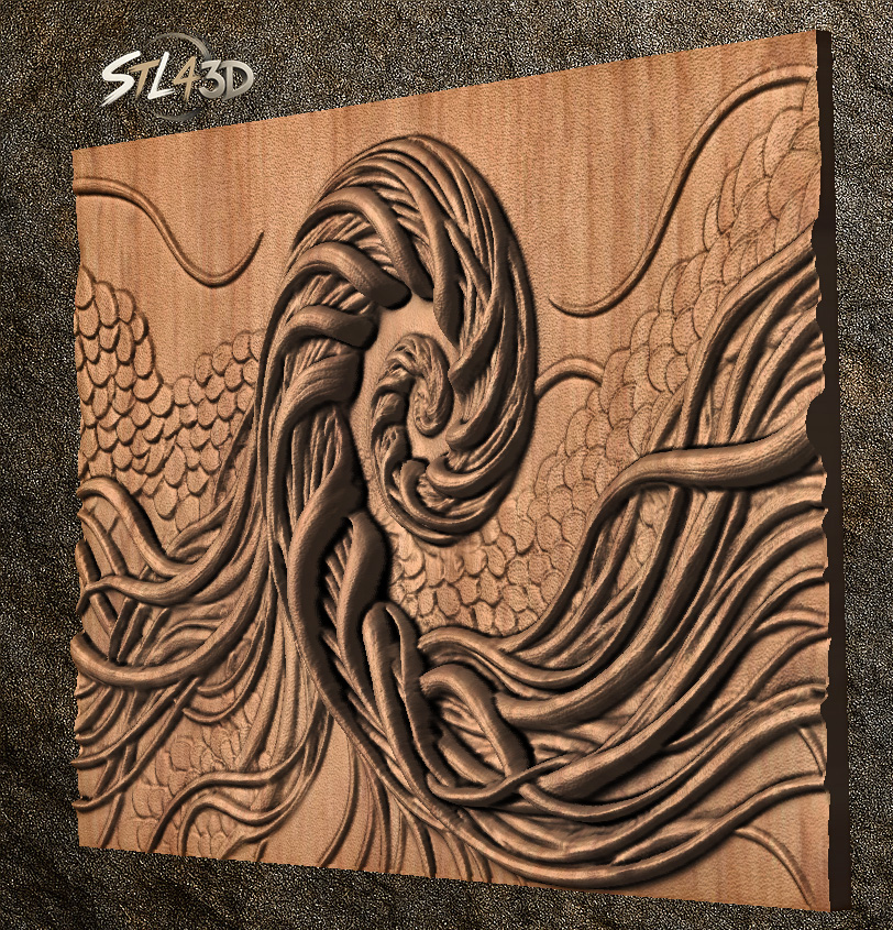 Frayed Snarl 1 Frayed Snarl - Free CNC File