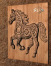 Iron Horse 1 Iron Horse STL File for CNC Router