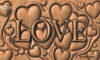 Love Love Carving STL File for CNC Router & Wood Carving