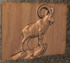 Mountain Goat 2 Mountain Goat STL File for CNC Router Wood Carving