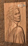 Peasant Woman 1 Peasant Woman STL File for CNC Router