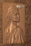 Peasant Woman 2 Peasant Woman STL File for CNC Router