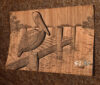Pelican on Dock 1 Pelican on Dock STL File for Wood Carving