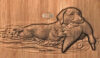 Retriever STL File for CNC Router & Wood Carving
