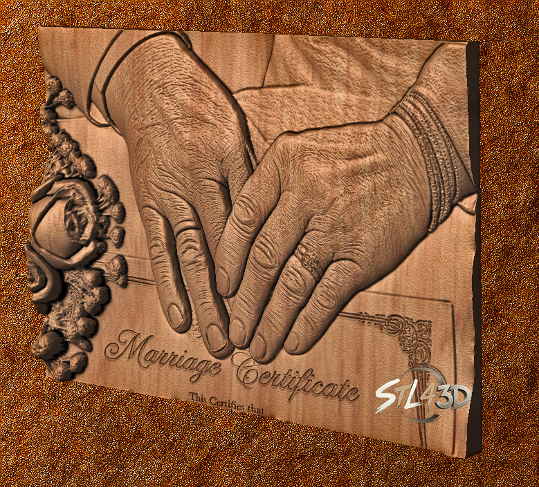 After Many Years STL File Emotional 3D Model