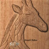 Drift Wood Giraffe STL File for CNC Router