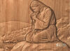 Jesus Praying STL File for CNC Router & Wood Carving