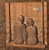 Older Couple on Swing 2 Older Couple on Swing STL File 3D Printable Model