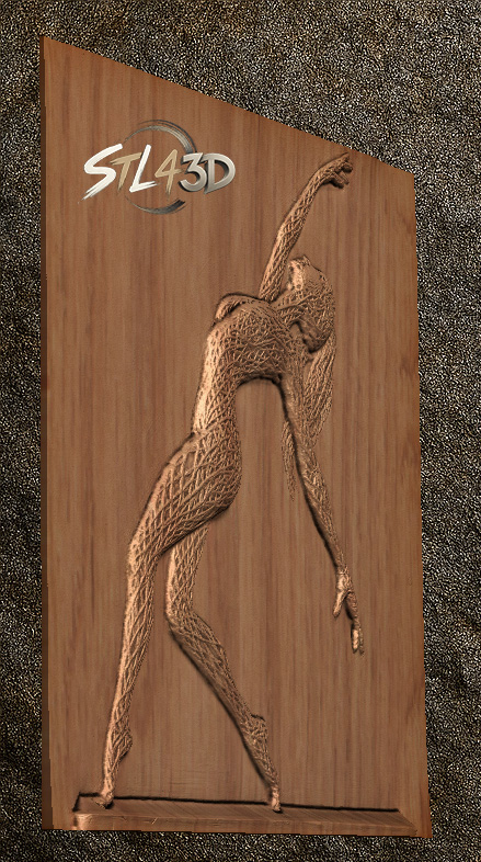 Sculptures Frame Work 1 Sculptures Frame Work STL File for CNC Router & Wood Carving